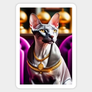 Sphynx Royal Diva Sticker